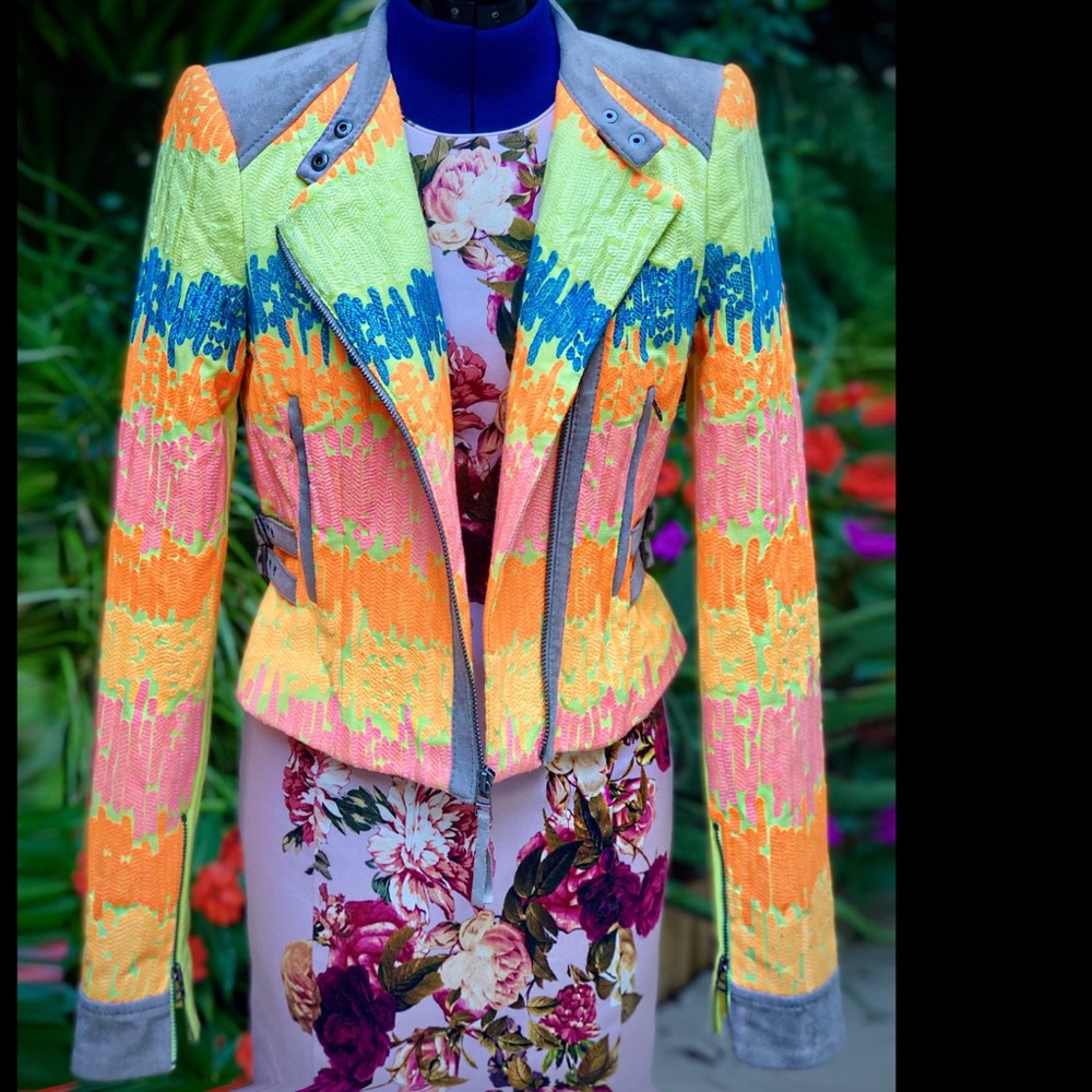 BCBGMaxazria Limited Edition Runway Moto Jacket